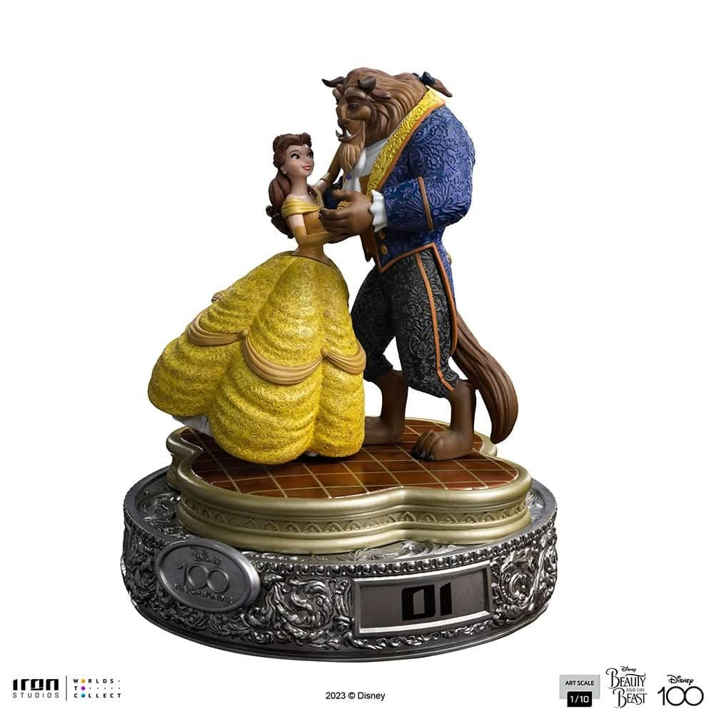 Statue Beauty and the Beast 100 Years Ver - Disney 100Th - Beauty and the Beast - Art Scale 1/10 - Iron Studios