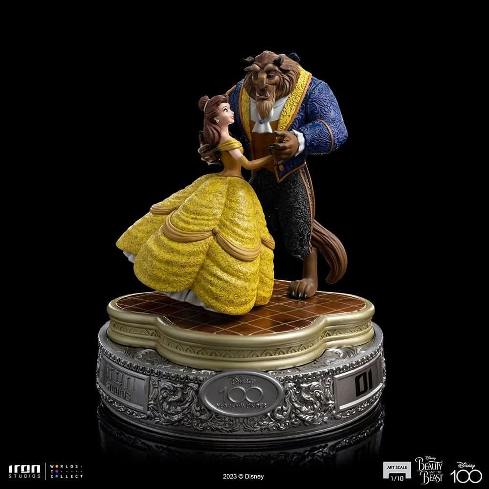 Statue Beauty and the Beast 100 Years Ver - Disney 100Th - Beauty and the Beast - Art Scale 1/10 - Iron Studios