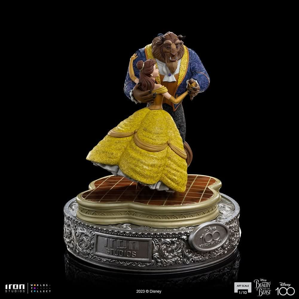 Statue Beauty and the Beast 100 Years Ver - Disney 100Th - Beauty and the Beast - Art Scale 1/10 - Iron Studios