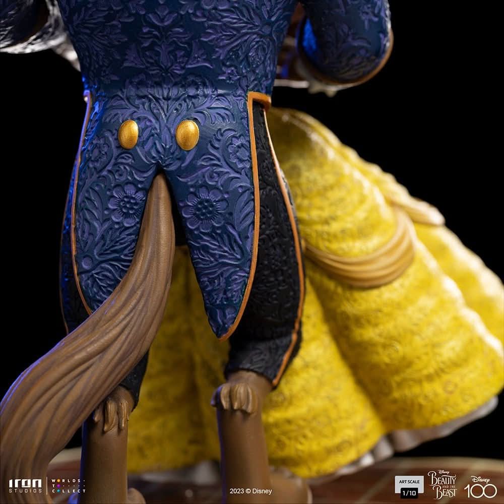 Statue Beauty and The Beast - Disney 100th - Beauty and The Beast - Art Scale 1/10 - Iron Studios