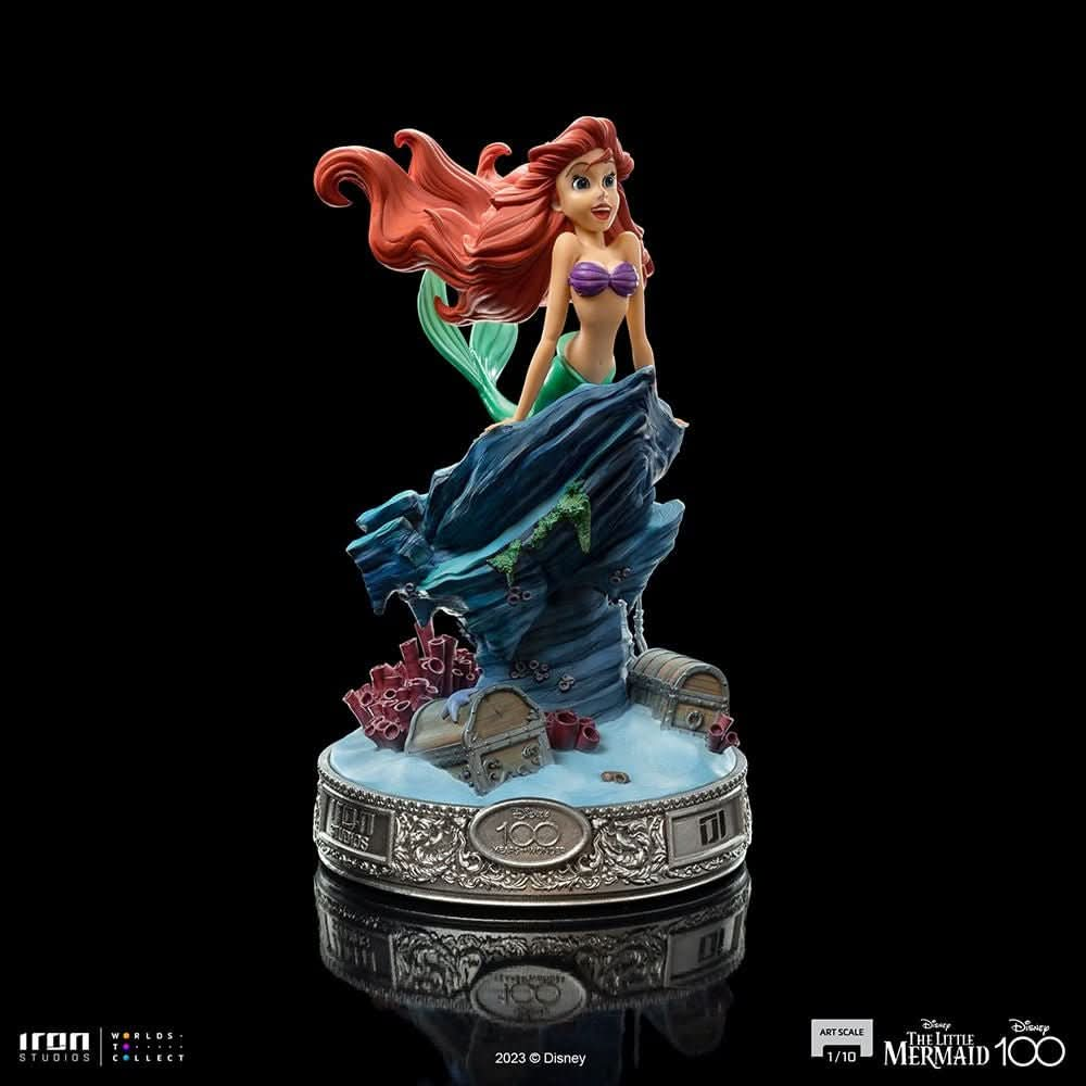 Statue Little Mermaid 100 Years Ver - Disney 100Th - Little Mermaid - Art Scale 1/10 - Iron Studios