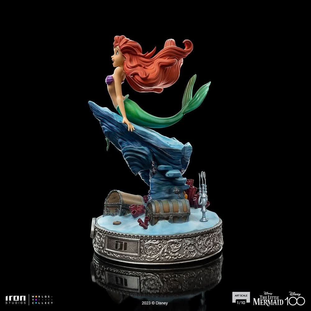 Statue Little Mermaid 100 Years Ver - Disney 100Th - Little Mermaid - Art Scale 1/10 - Iron Studios