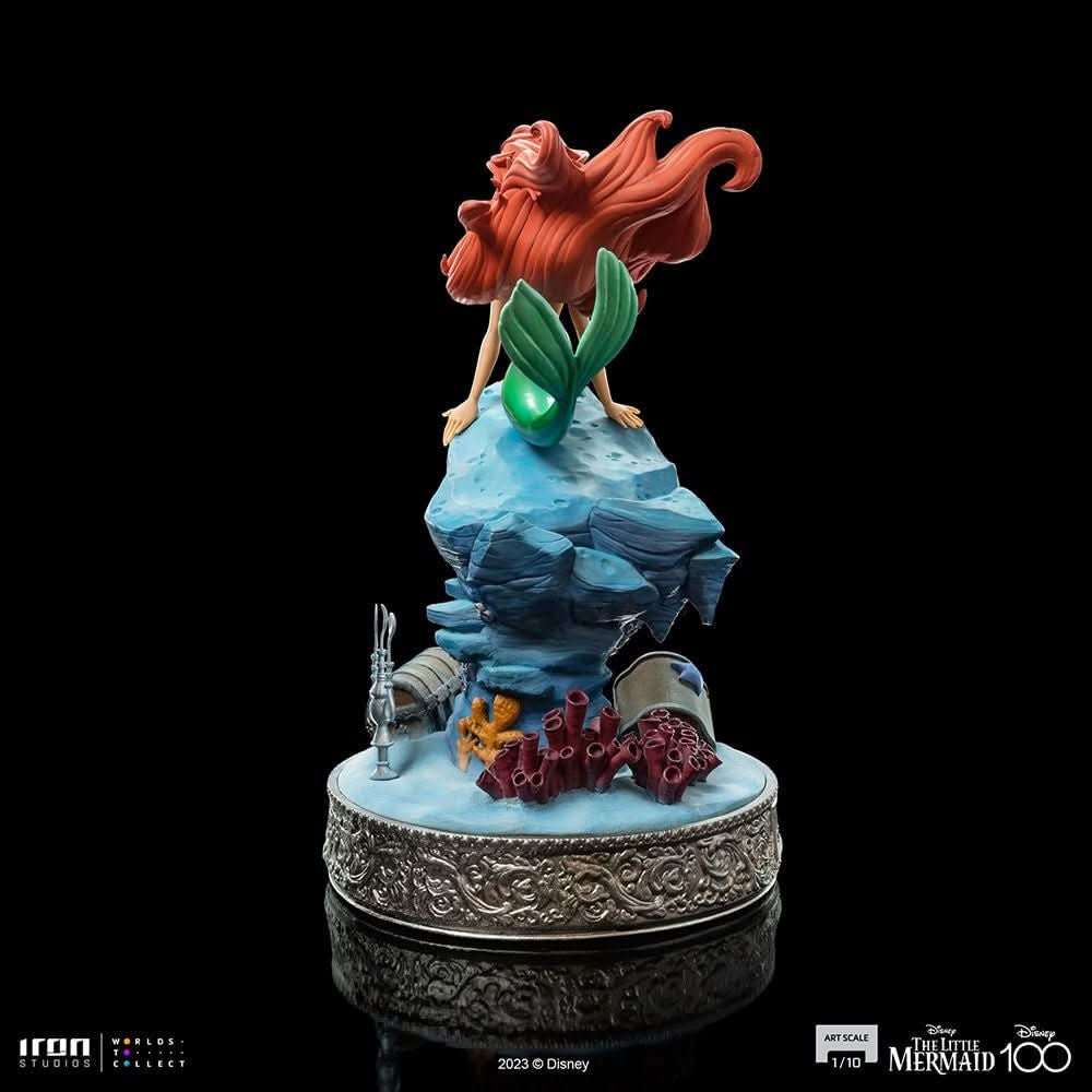 Statue Little Mermaid 100 Years Ver - Disney 100Th - Little Mermaid - Art Scale 1/10 - Iron Studios