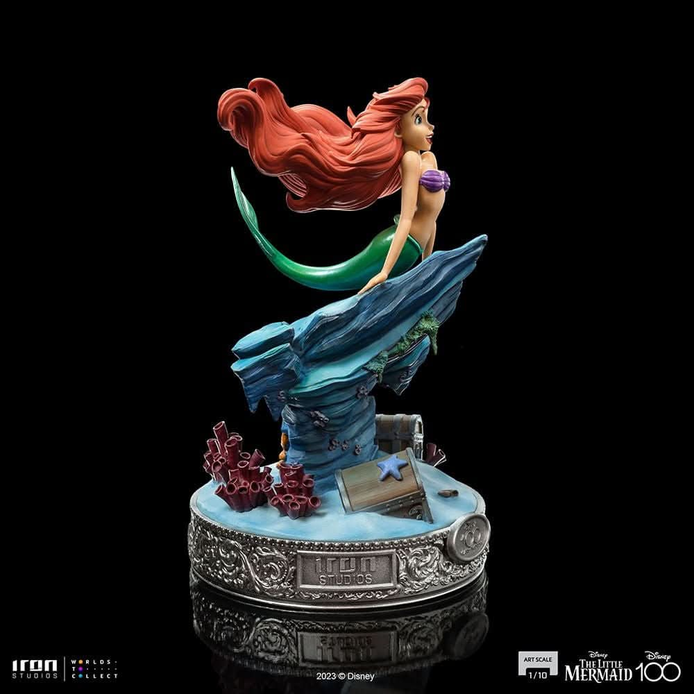 Statue Little Mermaid 100 Years Ver - Disney 100Th - Little Mermaid - Art Scale 1/10 - Iron Studios