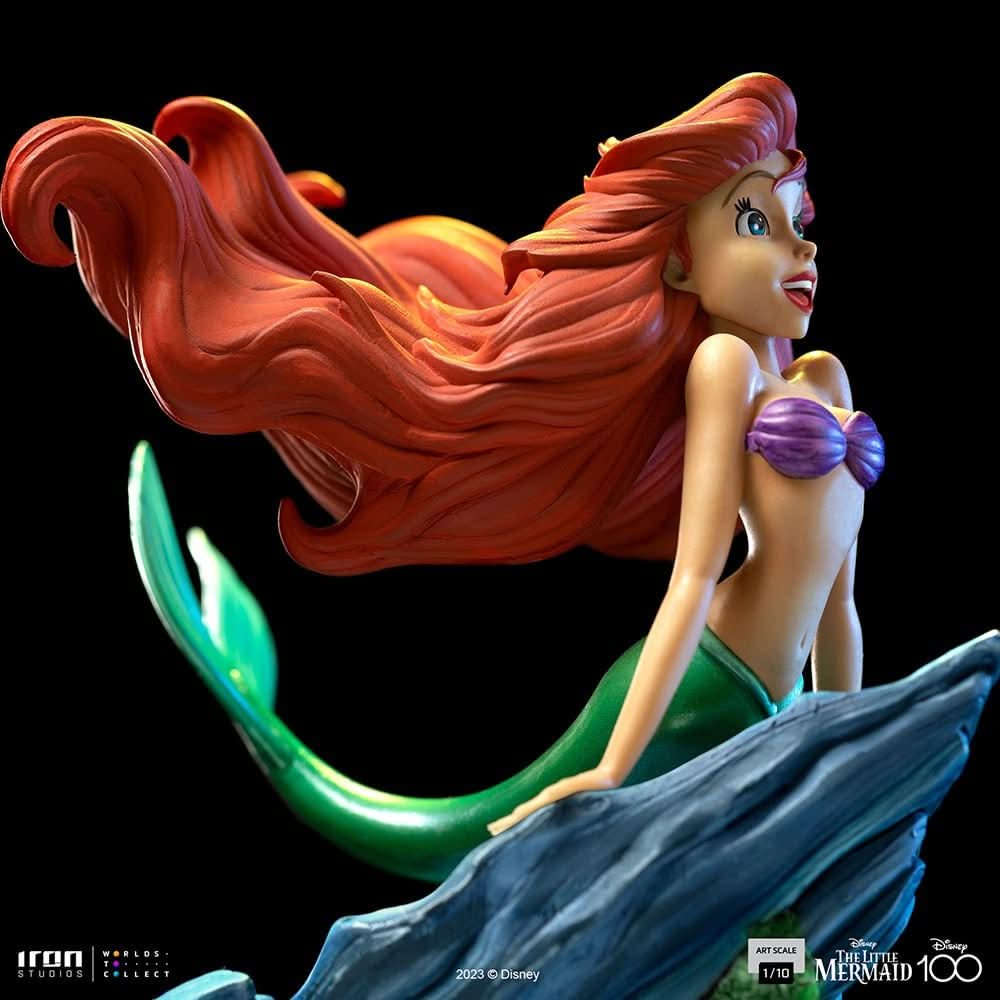 Statue Little Mermaid 100 Years Ver - Disney 100Th - Little Mermaid - Art Scale 1/10 - Iron Studios