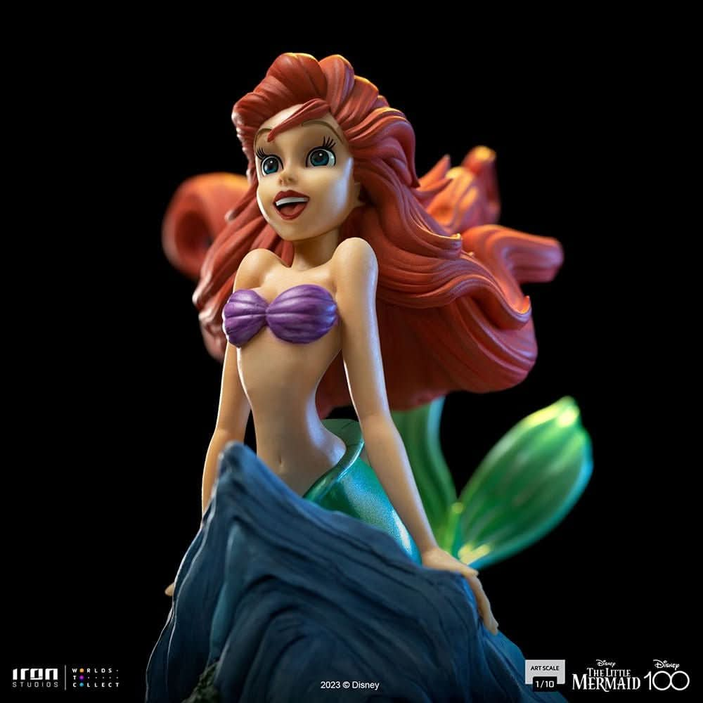 Statue Little Mermaid 100 Years Ver - Disney 100Th - Little Mermaid - Art Scale 1/10 - Iron Studios