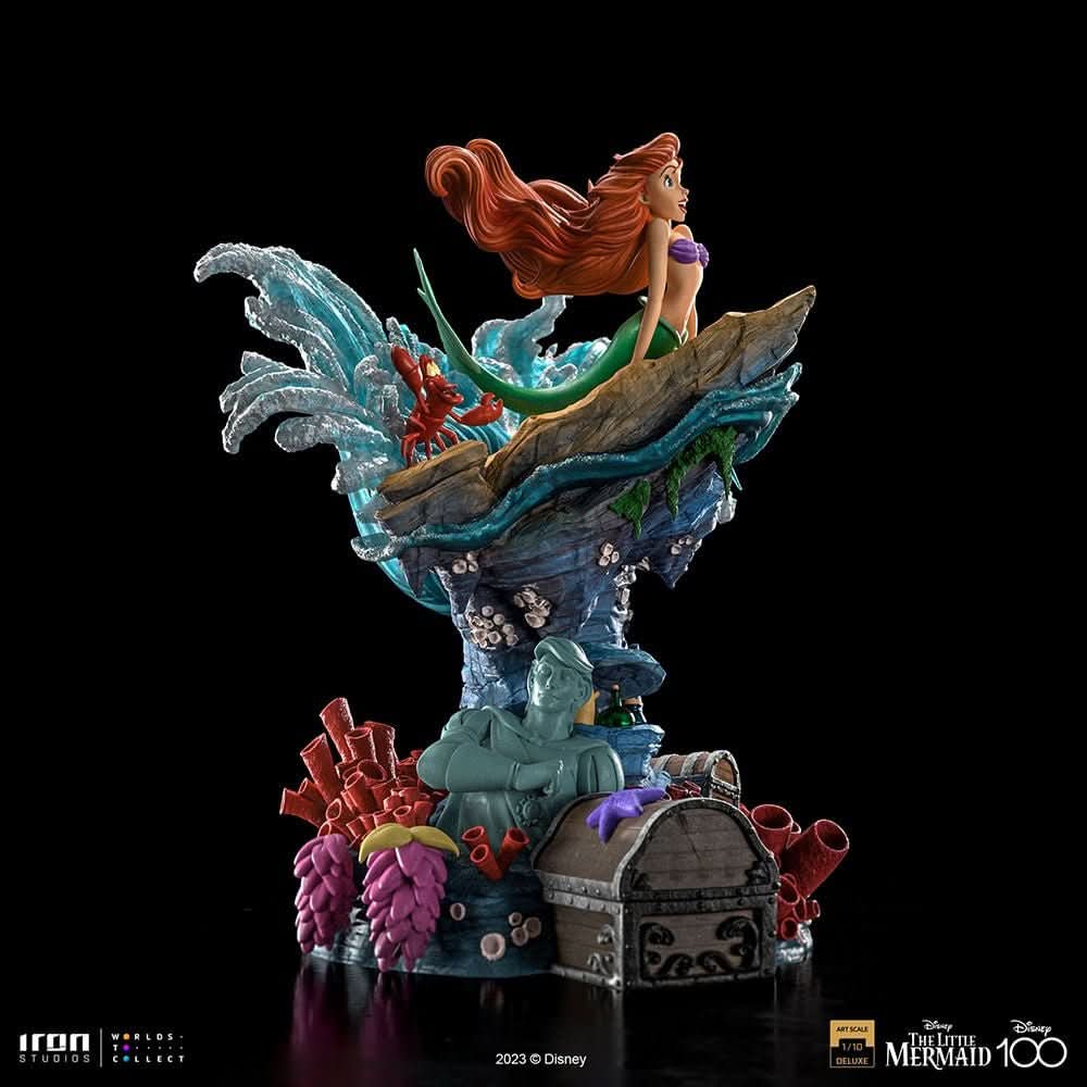 Statue Little Mermaid Deluxe - Disney 100th - Little Mermaid - Art Scale 1/10 - Iron Studios