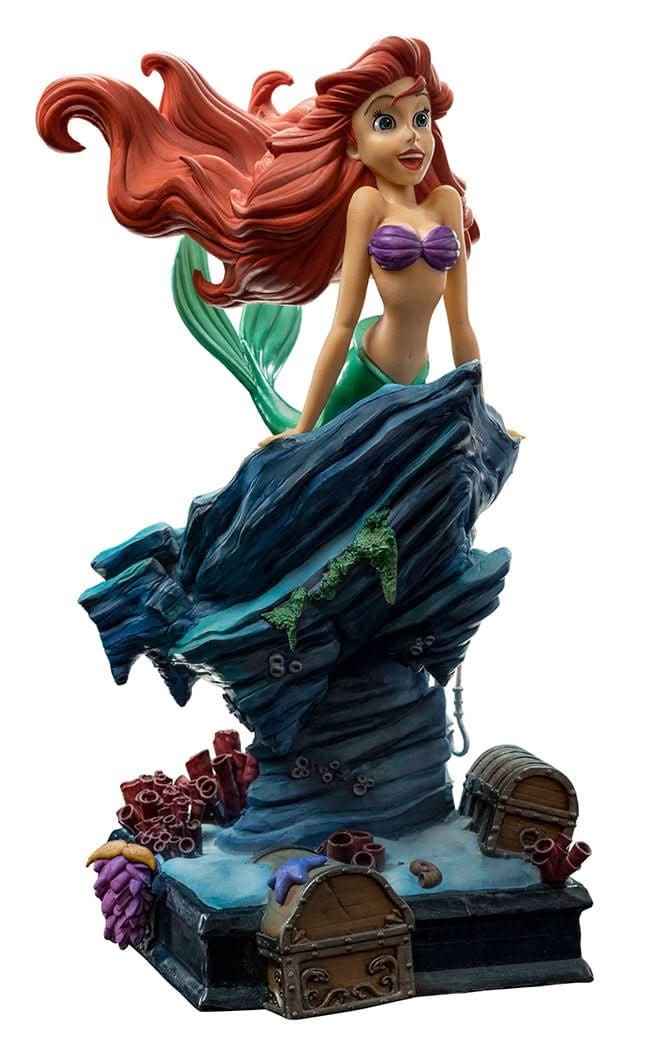 Statue Little Mermaid - Disney 100Th - Little Mermaid - Art Scale 1/10 - Iron Studios