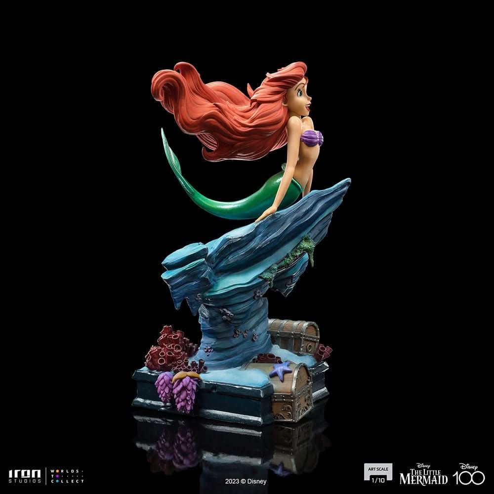 Statue Little Mermaid - Disney 100Th - Little Mermaid - Art Scale 1/10 - Iron Studios