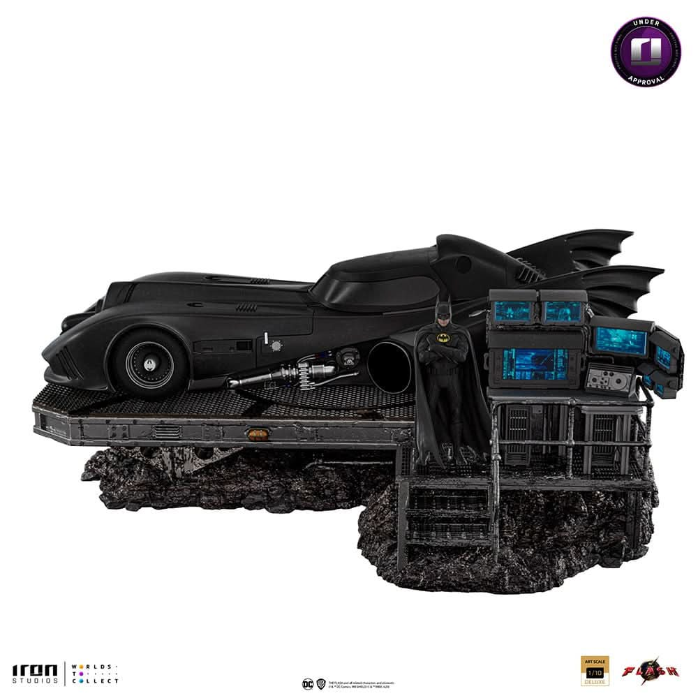 Batmobile Deluxe - The Flash Movie - Art Scale 1/10 - Iron Studios