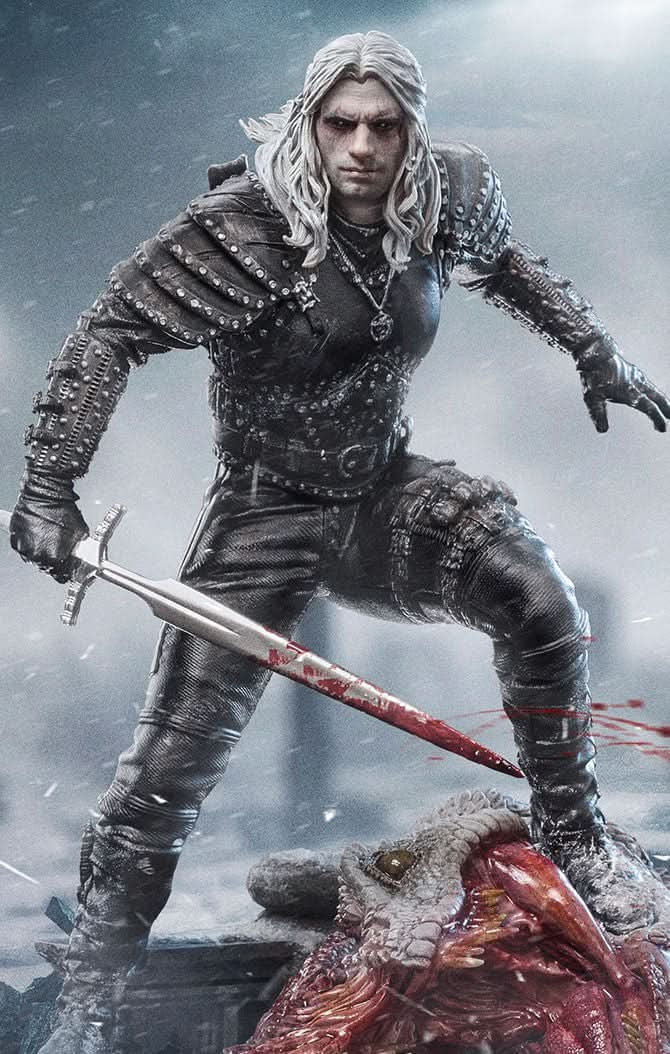 Statue Geralt of Rivia - The Witcher Netflix - Art Scale - Iron Studios