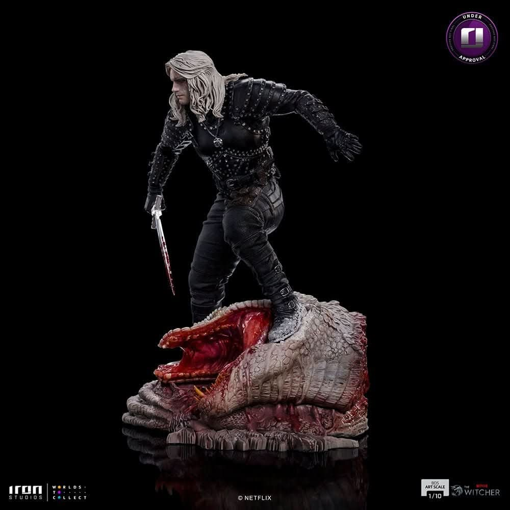 Statue Geralt of Rivia - The Witcher Netflix - Art Scale - Iron Studios