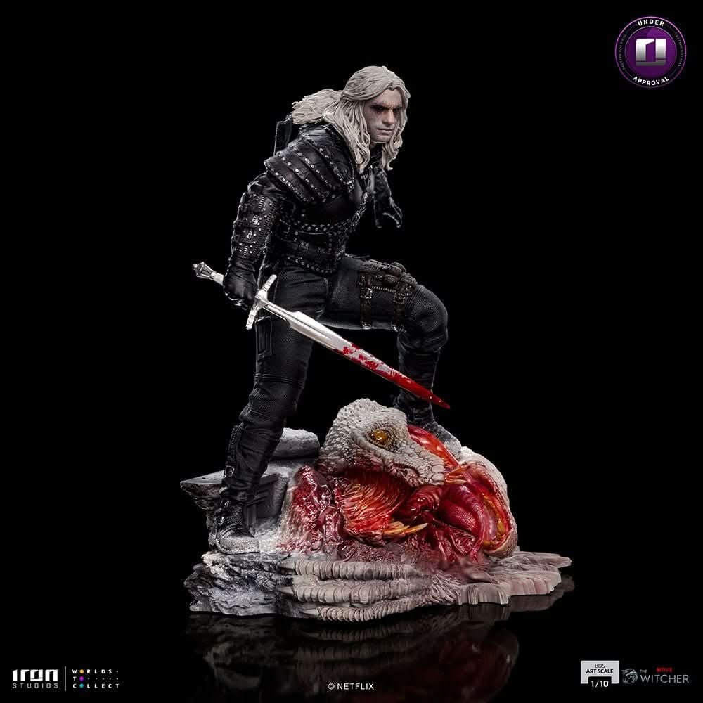 Statue Geralt of Rivia - The Witcher Netflix - Art Scale - Iron Studios