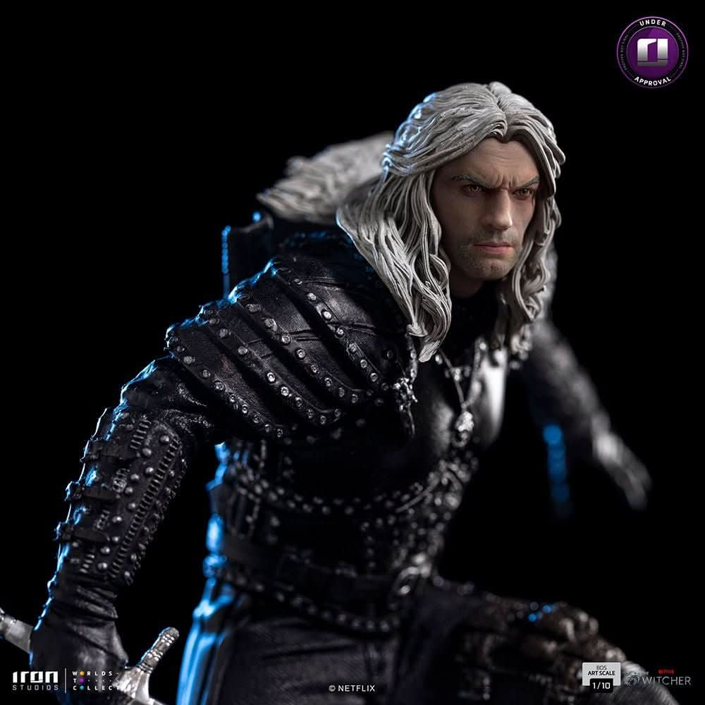 Statue Geralt of Rivia - The Witcher Netflix - Art Scale - Iron Studios