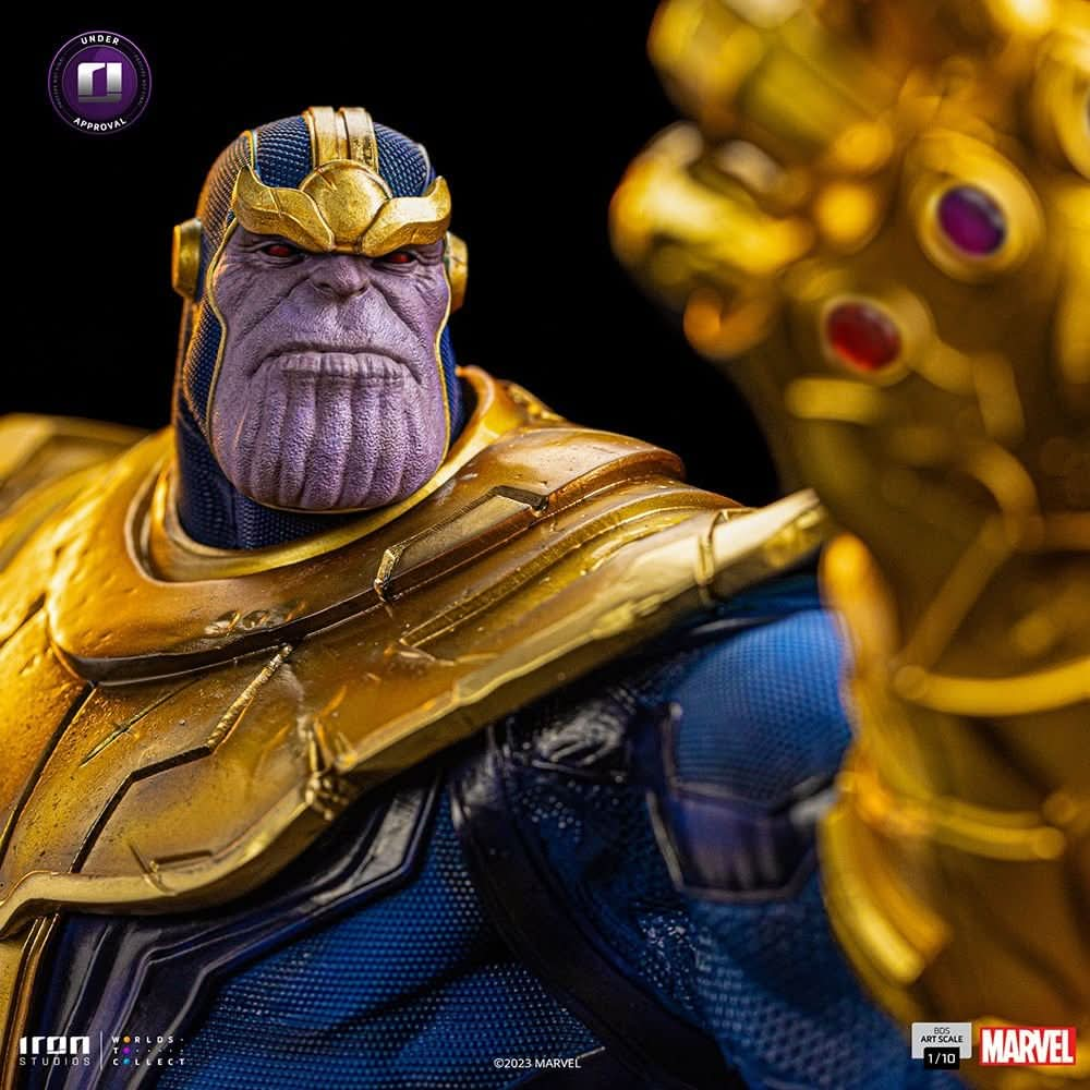 Statue Thanos Infinity Gauntlet Diorama - Marvel - Art Scale 1/10 - Iron Studios