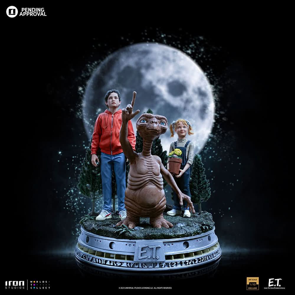 Statue E.T. Elliot and Gertie Deluxe - E.T. The Extra-Terrestrial - Art Scale 1/10 - Iron Studios