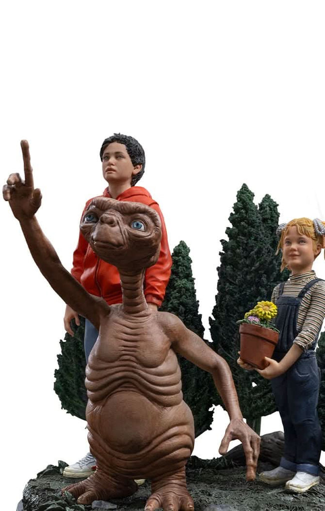 Statue E.T. Elliot and Gertie Deluxe - E.T. The Extra-Terrestrial - Art Scale 1/10 - Iron Studios