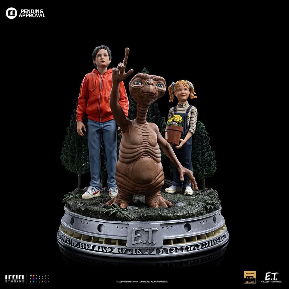Statue E.T. Elliot and Gertie Deluxe - E.T. The Extra-Terrestrial - Art Scale 1/10 - Iron Studios
