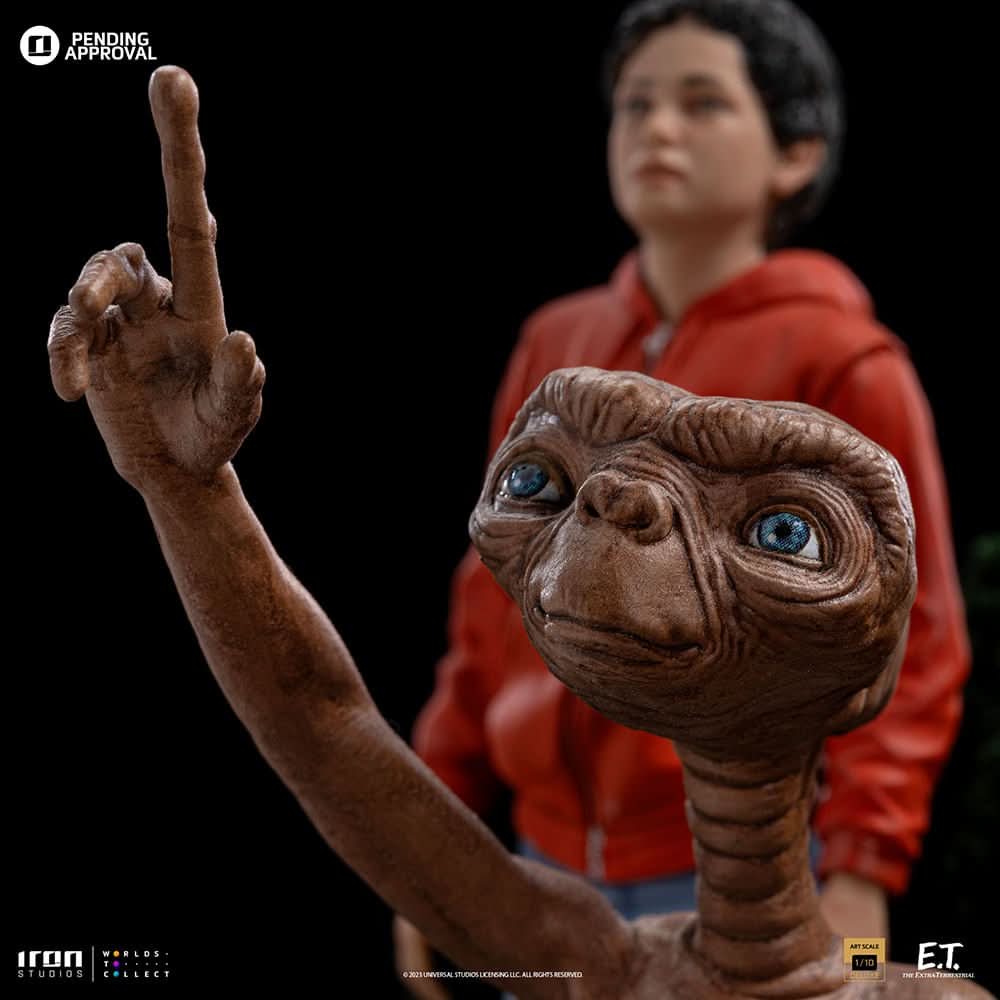 Statue E.T. Elliot and Gertie Deluxe - E.T. The Extra-Terrestrial - Art Scale 1/10 - Iron Studios