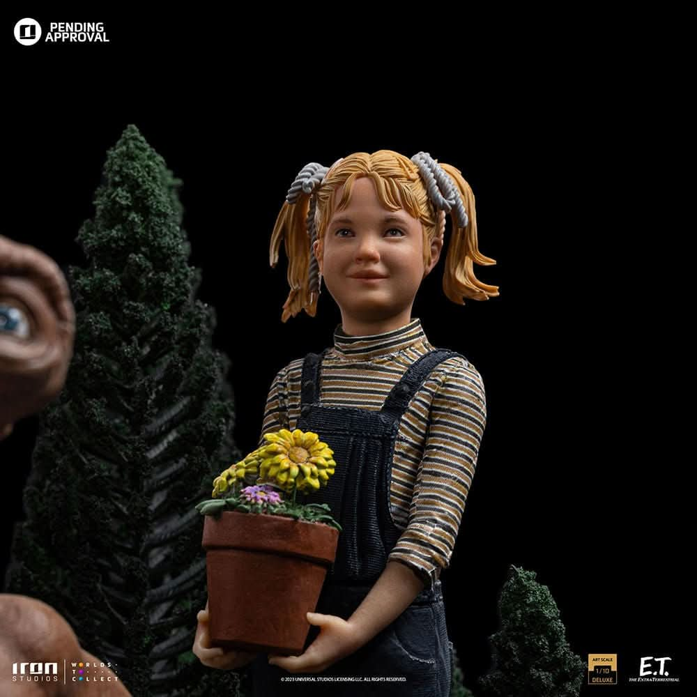 Statue E.T. Elliot and Gertie Deluxe - E.T. The Extra - Terrestrial - Art Scale 1/10 - Iron Studios