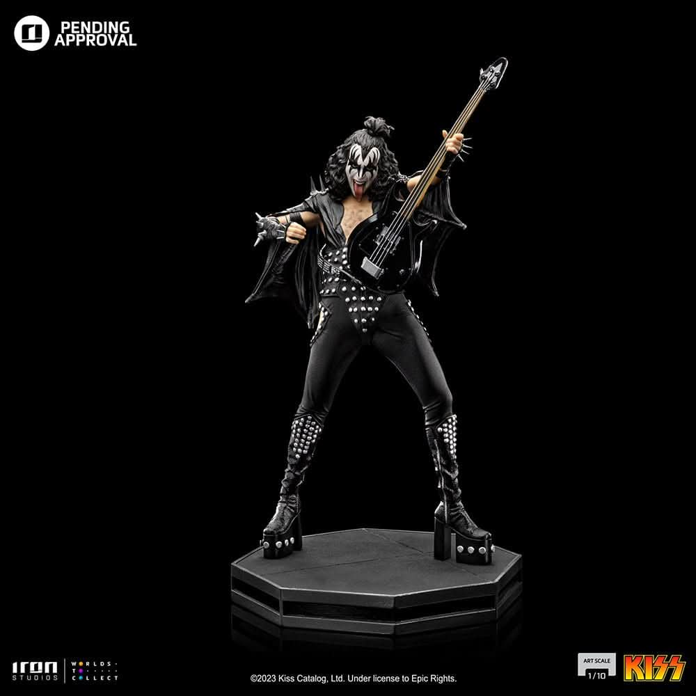 Statue Gene Simmons aka Demon - Kiss - Art Scale 1/10 - Iron Studios