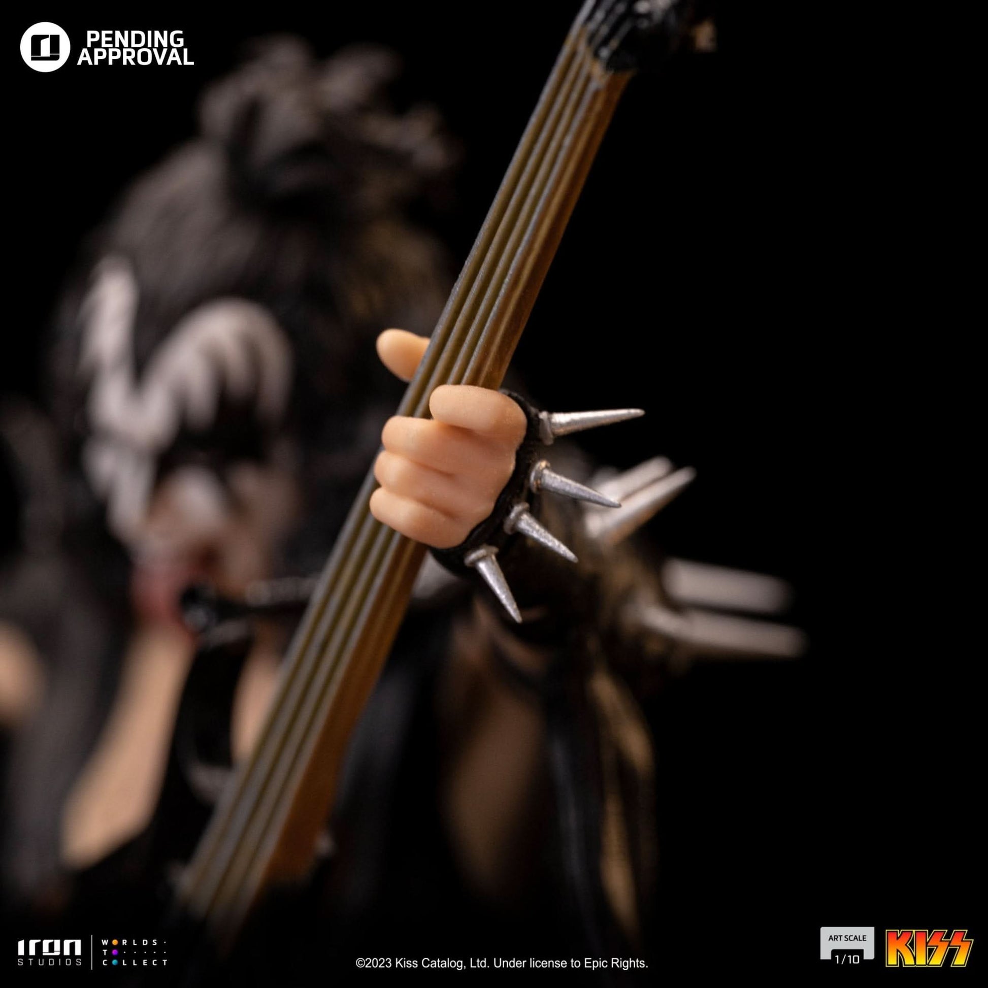 Statue Gene Simmons aka Demon - Kiss - Art Scale 1/10 - Iron Studios