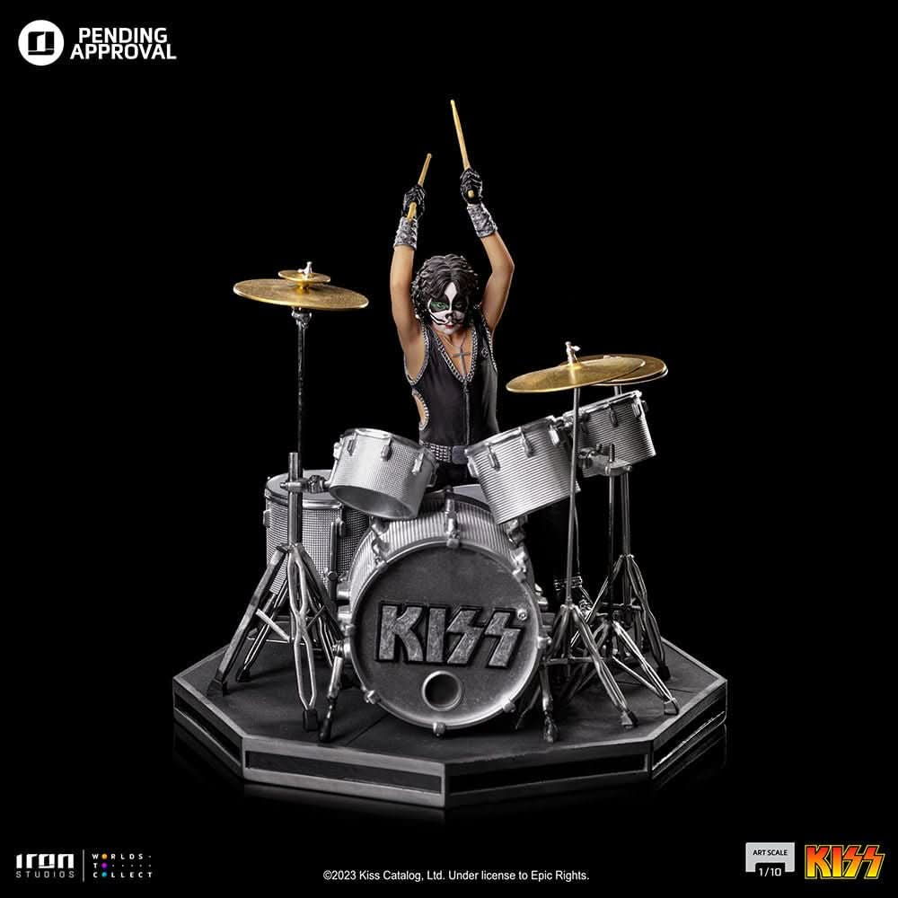 Statue Peter Criss aka Cat - Kiss - Art Scale 1/10 - Iron Studios