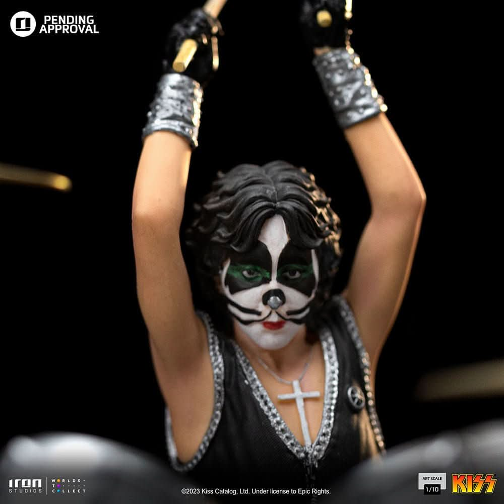 Statue Peter Criss aka Cat - Kiss - Art Scale 1/10 - Iron Studios