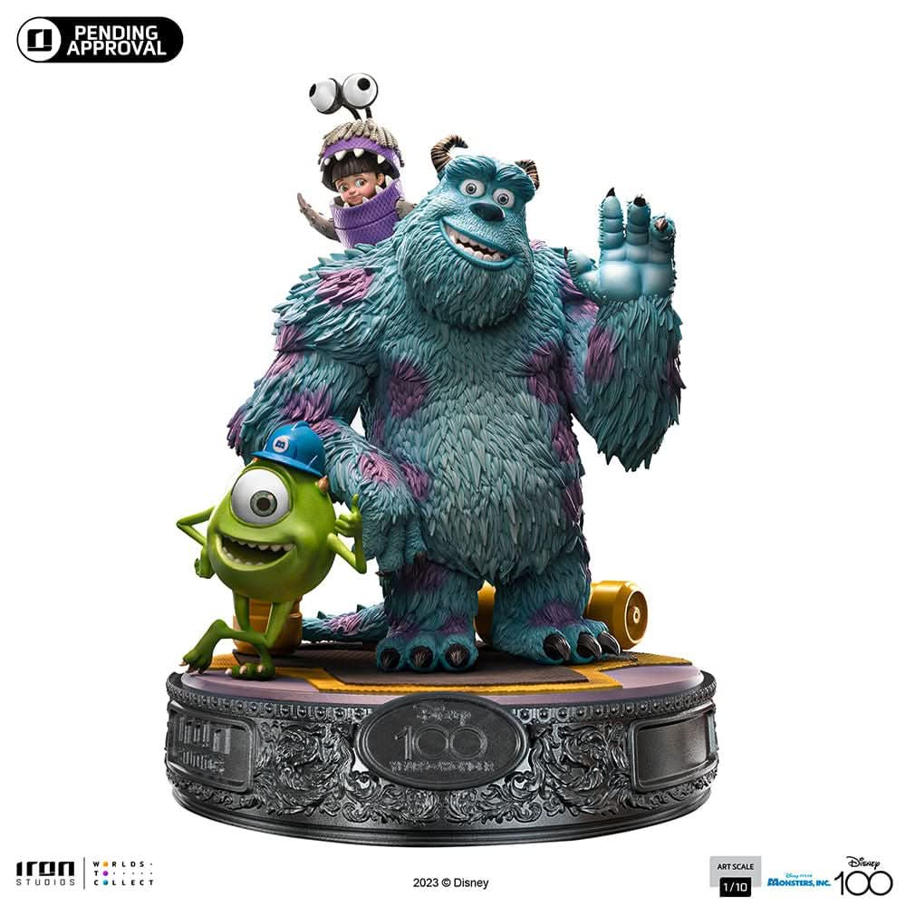 Statue Monsters Inc. Diorama 100 Years Ver - Disney 100th - Monsters Inc - Art Scale 1/10 - Iron Studios