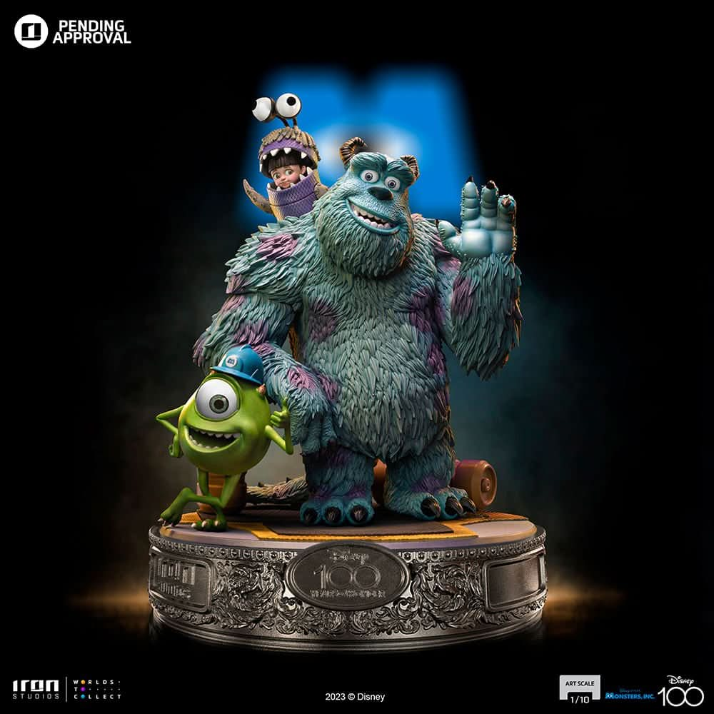 Statue Monsters Inc. Diorama 100 Years Ver - Disney 100th - Monsters Inc - Art Scale 1/10 - Iron Studios