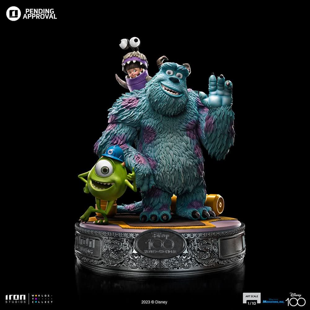 Statue Monsters Inc. Diorama 100 Years Ver - Disney 100th - Monsters Inc - Art Scale 1/10 - Iron Studios