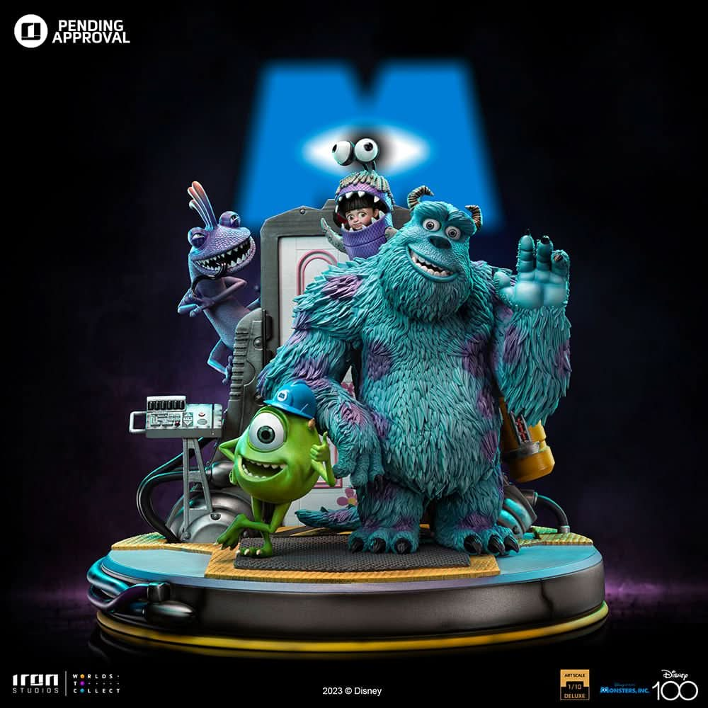 Statue Monsters Inc. Diorama Deluxe - Disney 100th - Monsters Inc - Art Scale 1/10 - Iron Studios