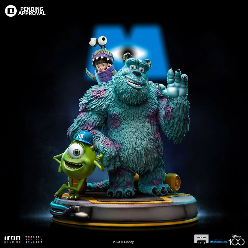 Statue Monsters Inc. Diorama - Disney 100th - Monsters Inc. - Art Scale 1/10 - Iron Studios