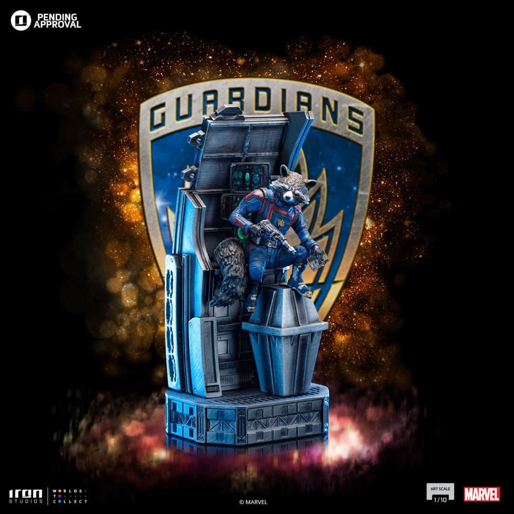 Statue Rocket Raccoon - Guardians of the Galaxy 3 - Art Scale 1/10 - Iron Studios