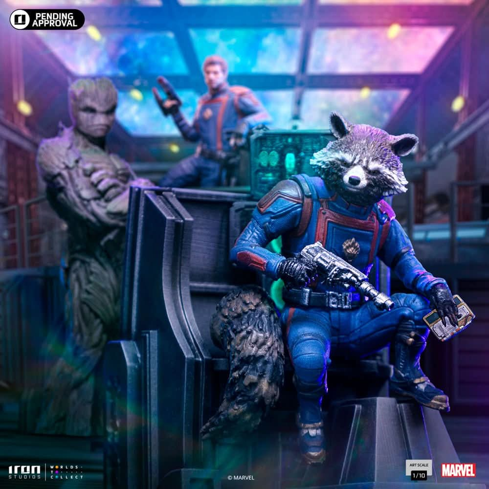 Statue Rocket Raccoon - Guardians of the Galaxy 3 - Art Scale 1/10 - Iron Studios