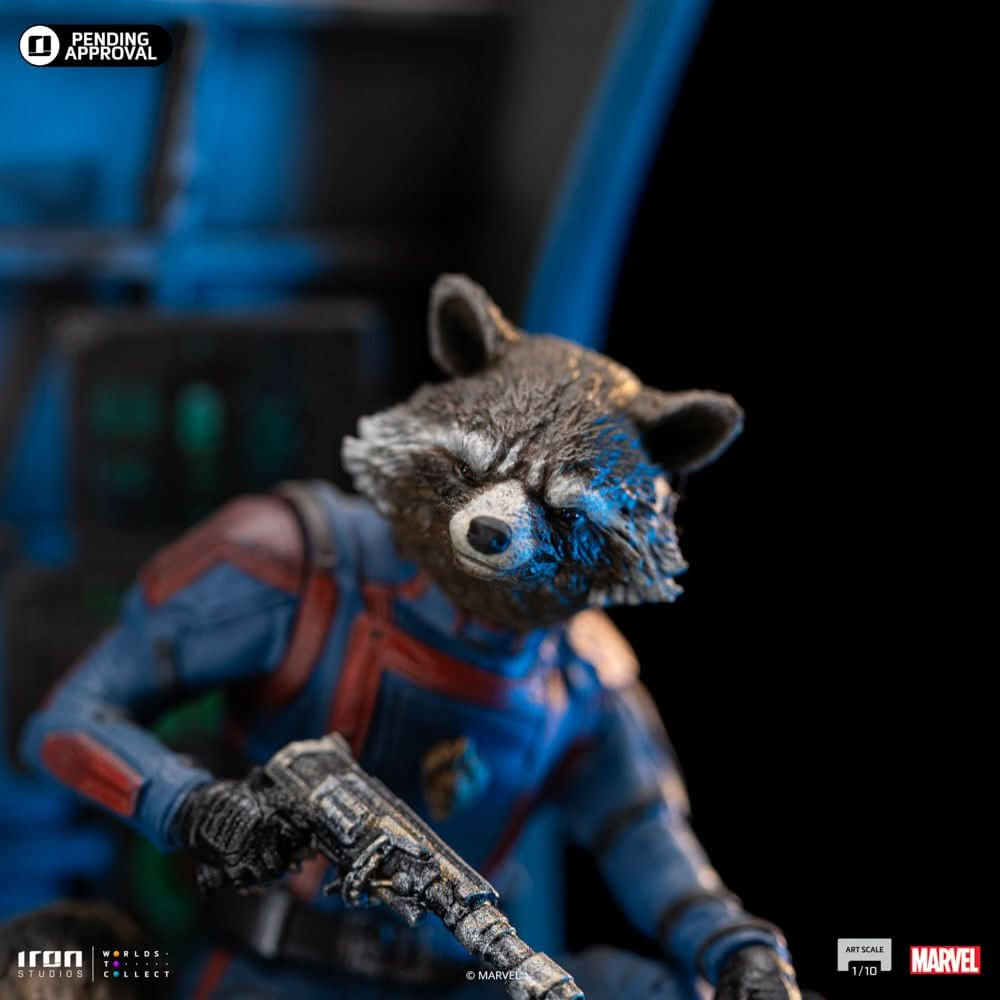 Statue Rocket Raccoon - Guardians of the Galaxy 3 - Art Scale 1/10 - Iron Studios