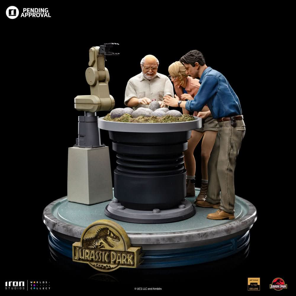 Statue Dino Hatching Deluxe - Jurassic Park - Art Scale 1/10 - Iron Studios