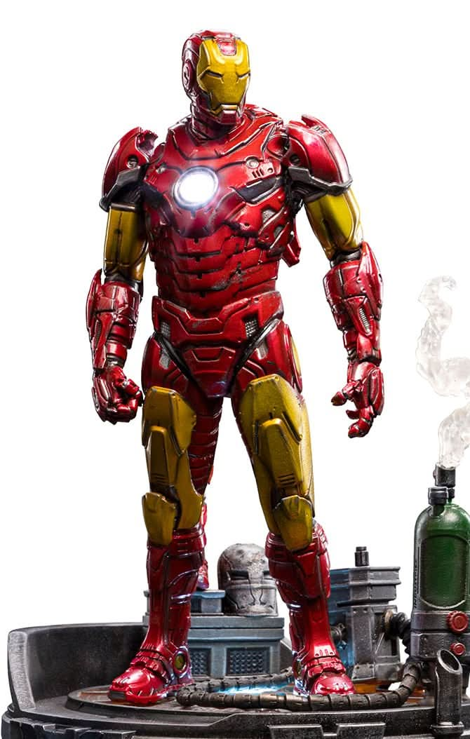 Statue Iron Man Unleashed Deluxe - Marvel Comics - Art Scale 1/10 - Iron Studios