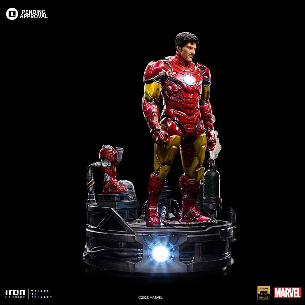 Statue Iron Man Unleashed Deluxe - Marvel Comics - Art Scale 1/10 - Iron Studios