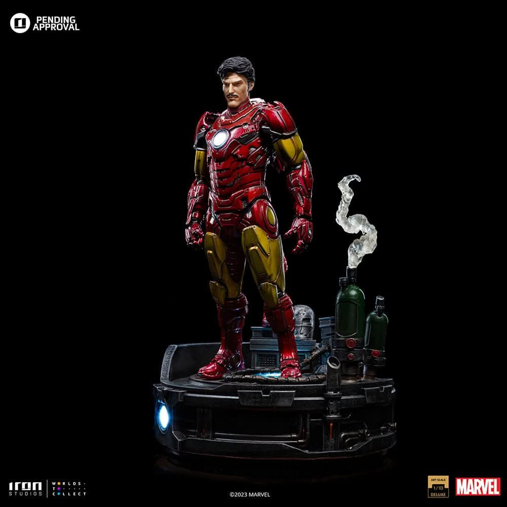 Statue Iron Man Unleashed Deluxe - Marvel Comics - Art Scale 1/10 - Iron Studios