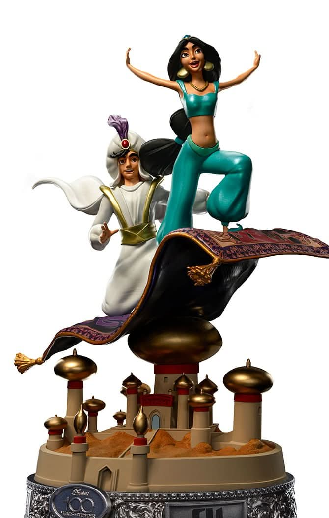 Statue Aladdin and Jasmine 100 Years Ver - Disney 100th - Aladdin - Art Scale 1/10 - Iron Studios