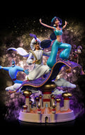 Statue Aladdin and Jasmine Deluxe - Disney 100th - Aladdin - Art Scale 1/10 - Iron Studios