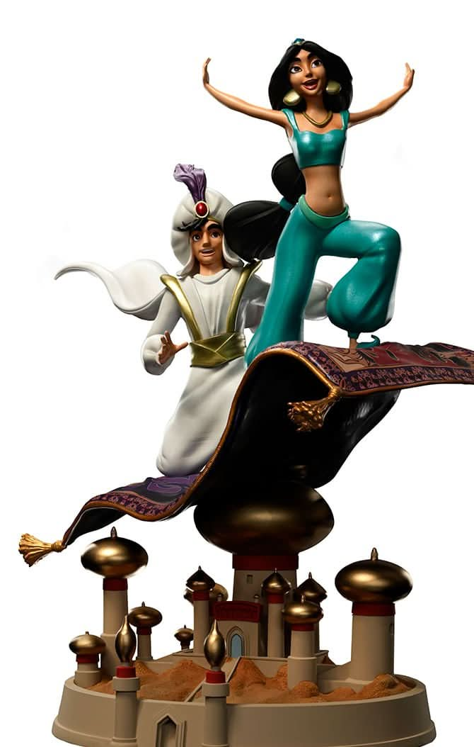 Statue Aladdin and Jasmine - Disney 100th - Aladdin - Art Scale 1/10 - Iron Studios