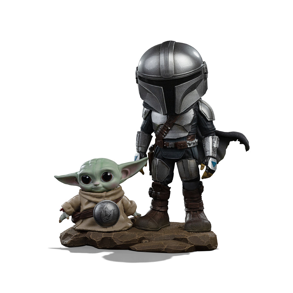 Pre-Order - Statue Mandalorian and Grogu - The Mandalorian - MiniCo - Iron Studios