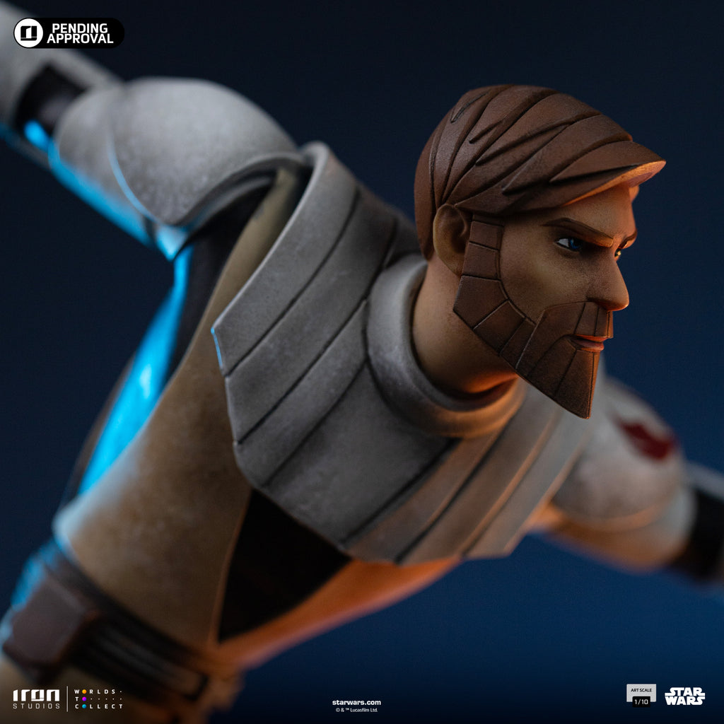 Pre-Order -  Statue Obi-Wan Kenobi – Star Wars: Clone Wars - Art Scale 1/10 - Iron Studios