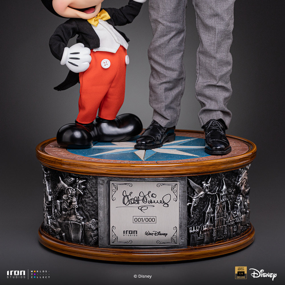 Pre-Order - Statue Walt Disney & Mickey Mouse - Disney Classics - Legacy Replica 1/4 - Iron Studios