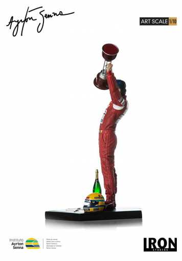 Statue Ayrton Senna 1988 Japan GP - Art Scale 1/10 - Iron Studios