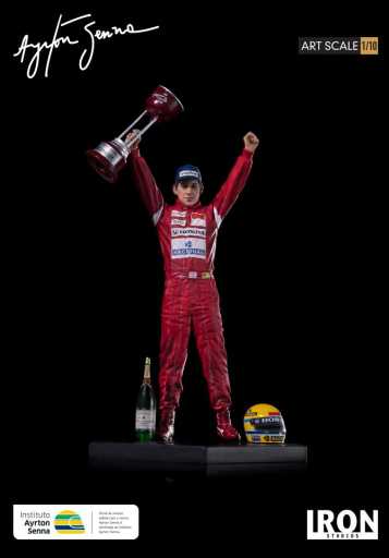 Statue Ayrton Senna 1988 Japan GP - Art Scale 1/10 - Iron Studios