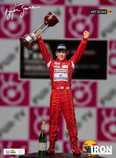 Statue Ayrton Senna 1988 Japan GP - Art Scale 1/10 - Iron Studios