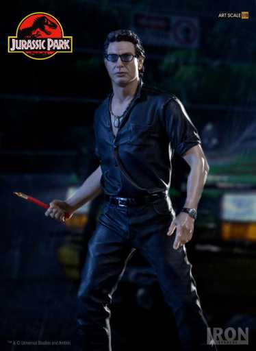 Statue Ian Malcom - Jurassic Park - Art Scale 1/10 - Iron Studios